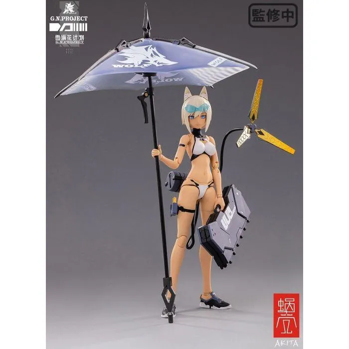 1/12 SNAIL SHELL G.N.PROJECT WOLF-001 SWIMSUIT BODY / ARMED SET