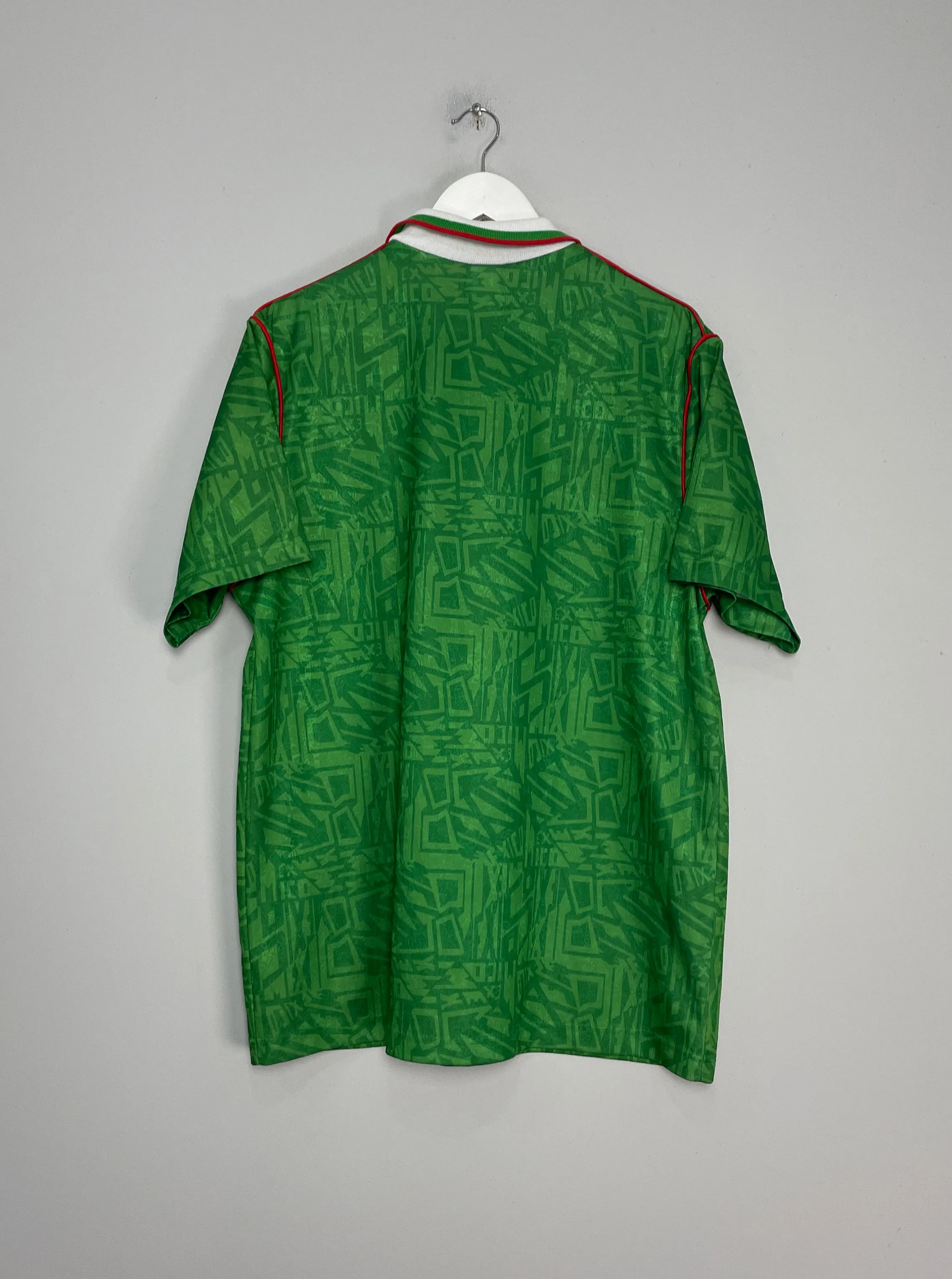 1994 MEXICO HOME SHIRT (L) UMBRO