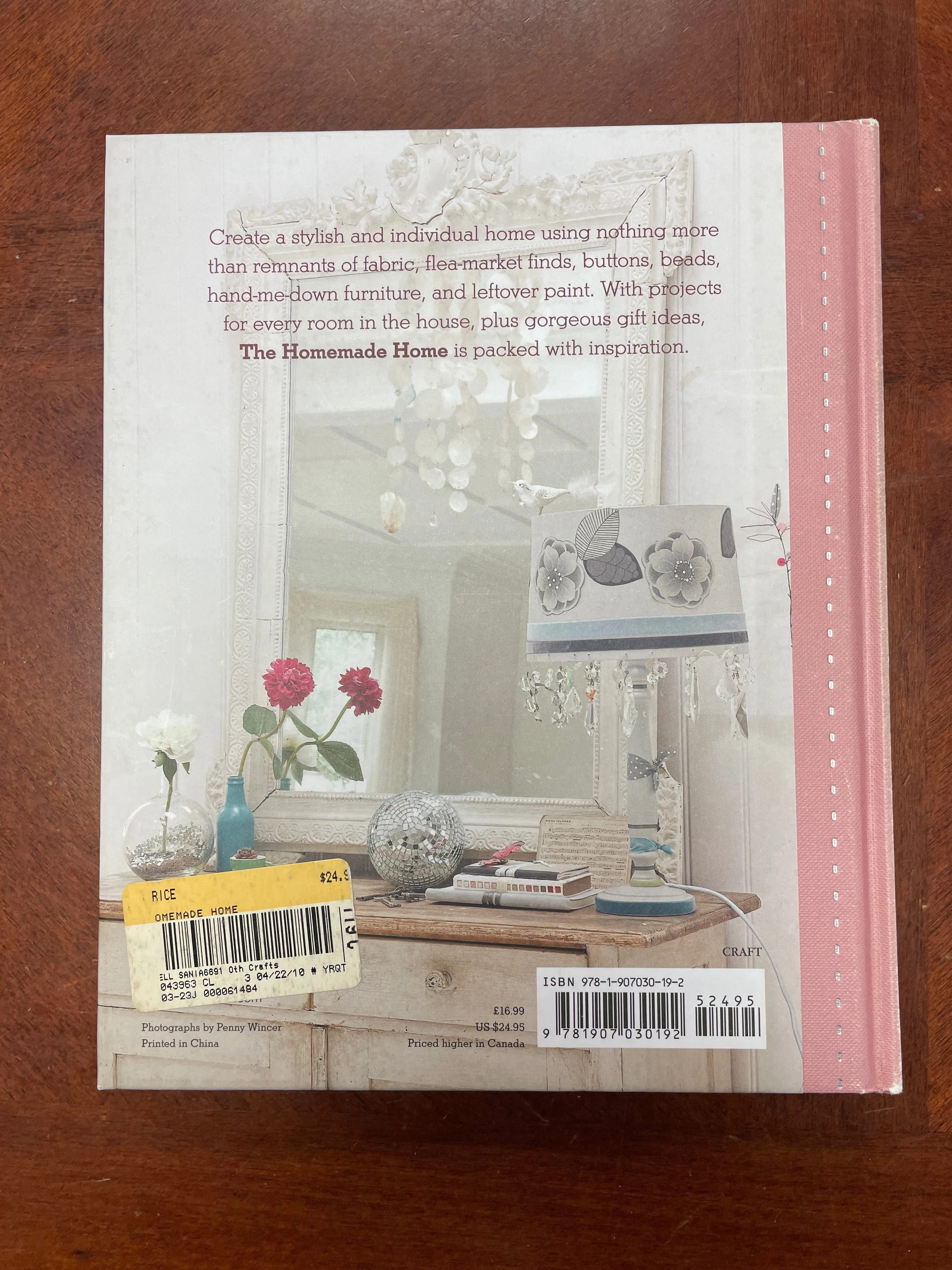 2010 Sewing Book - "The Homemade Home"