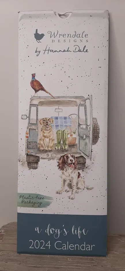 2024 Slim Calendar - CAL044 - A Dog's Life