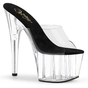 ADORE-701 7 Inch High Clear Heel Pole Dancing Shoes