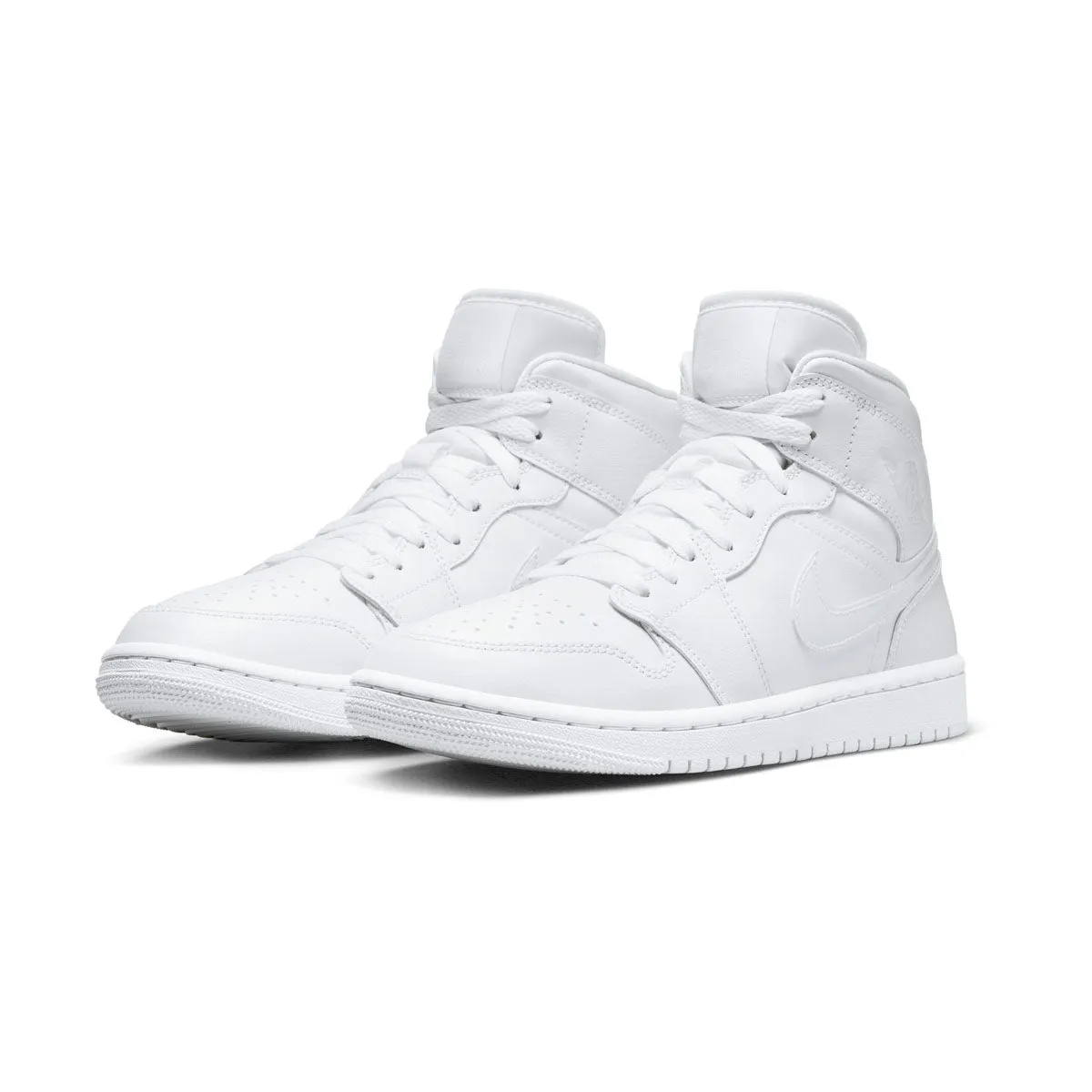 Air Jordan 1 Mid 'Triple White' Women's Shoes