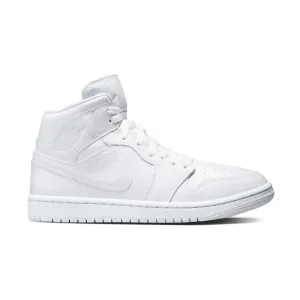 Air Jordan 1 Mid 'Triple White' Women's Shoes