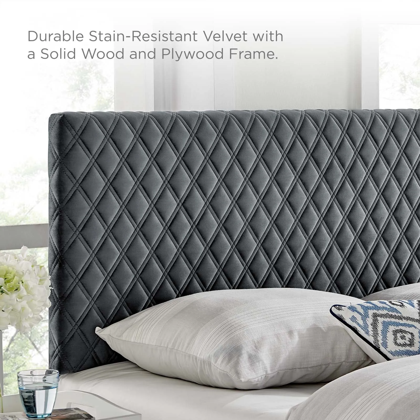 Angela Performance Velvet Headboard by Modway