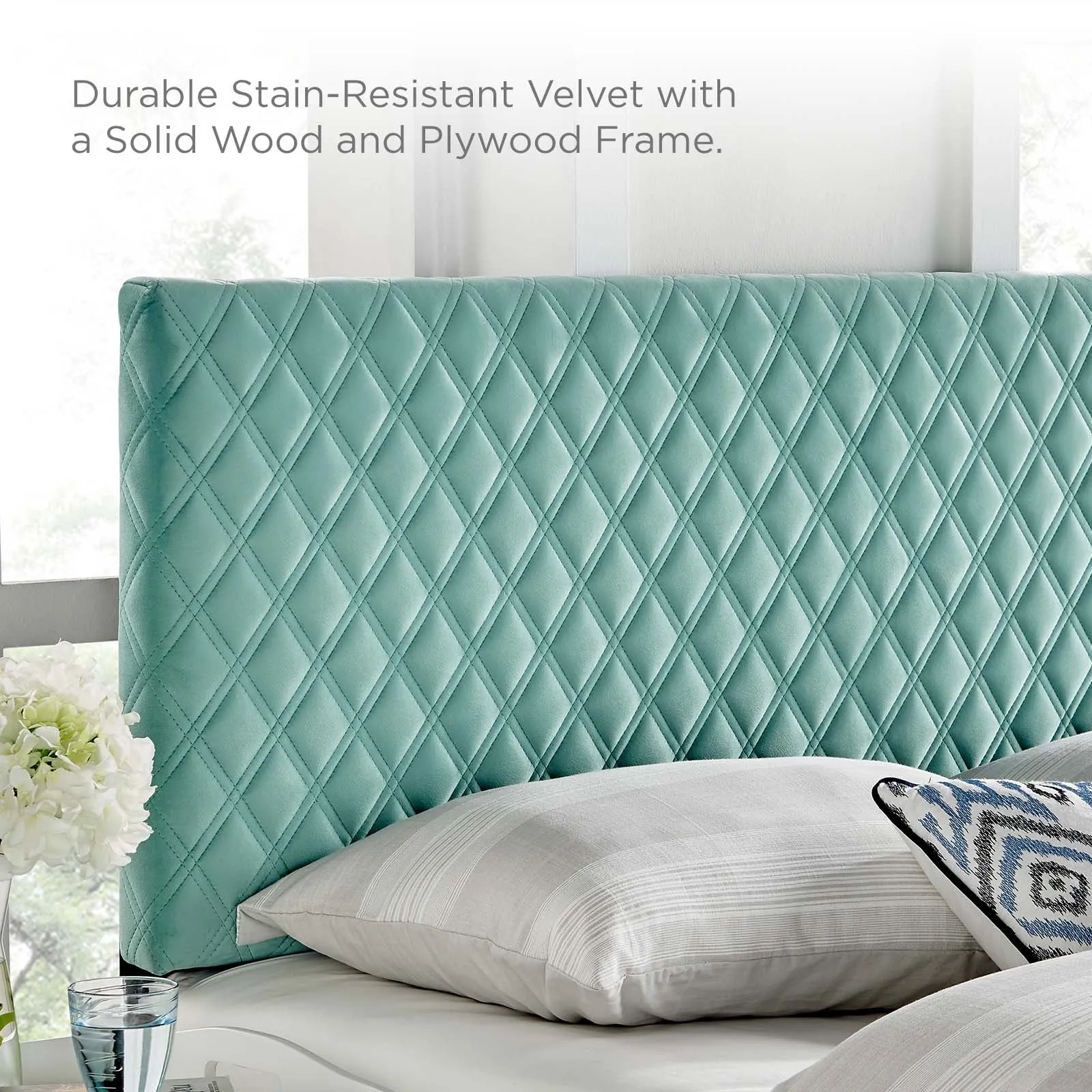 Angela Performance Velvet Headboard by Modway