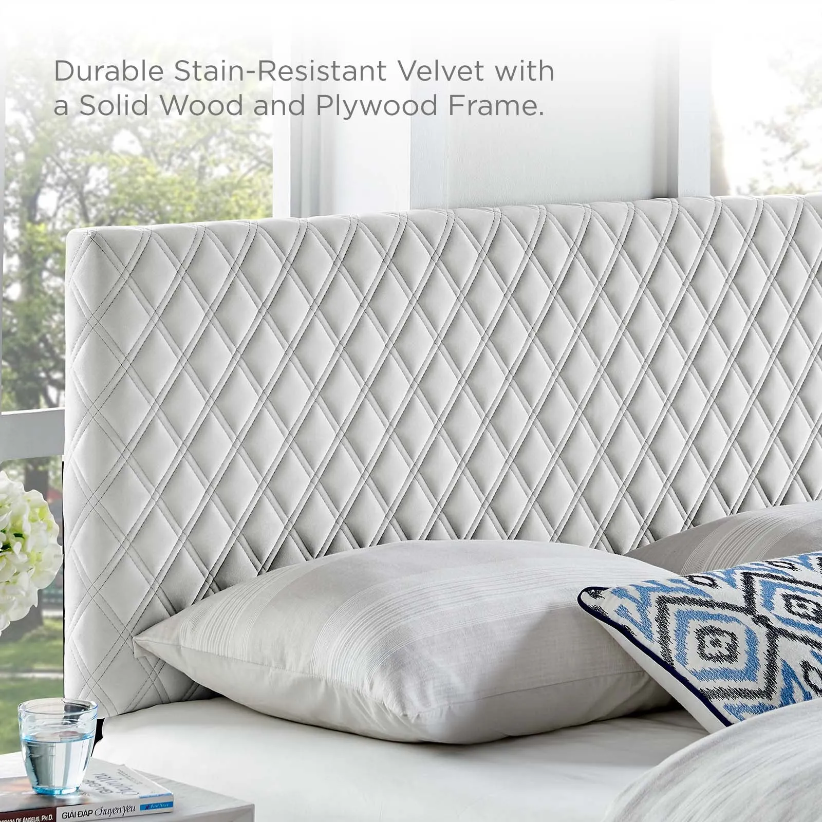 Angela Performance Velvet Headboard by Modway