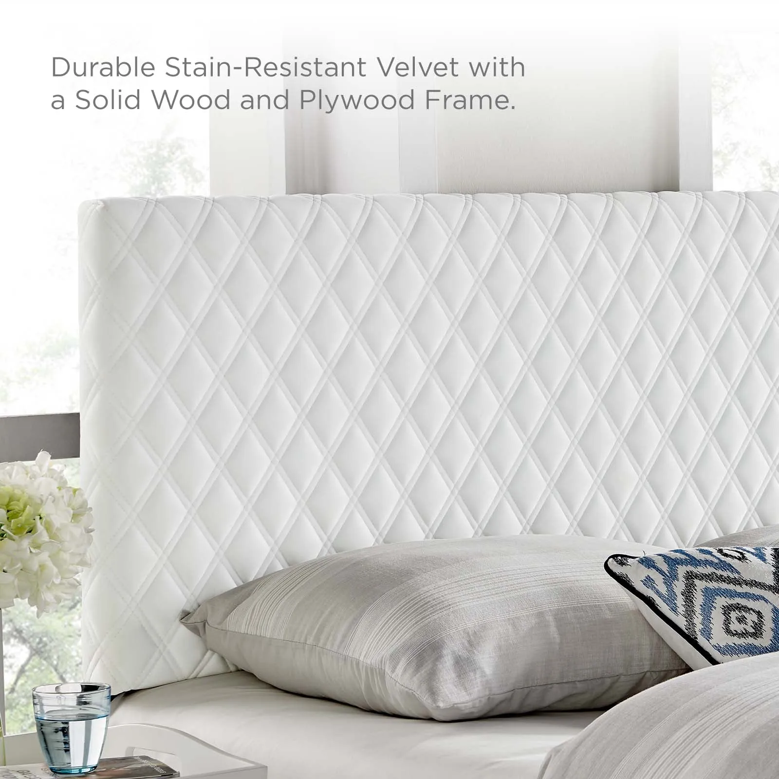 Angela Performance Velvet Headboard by Modway