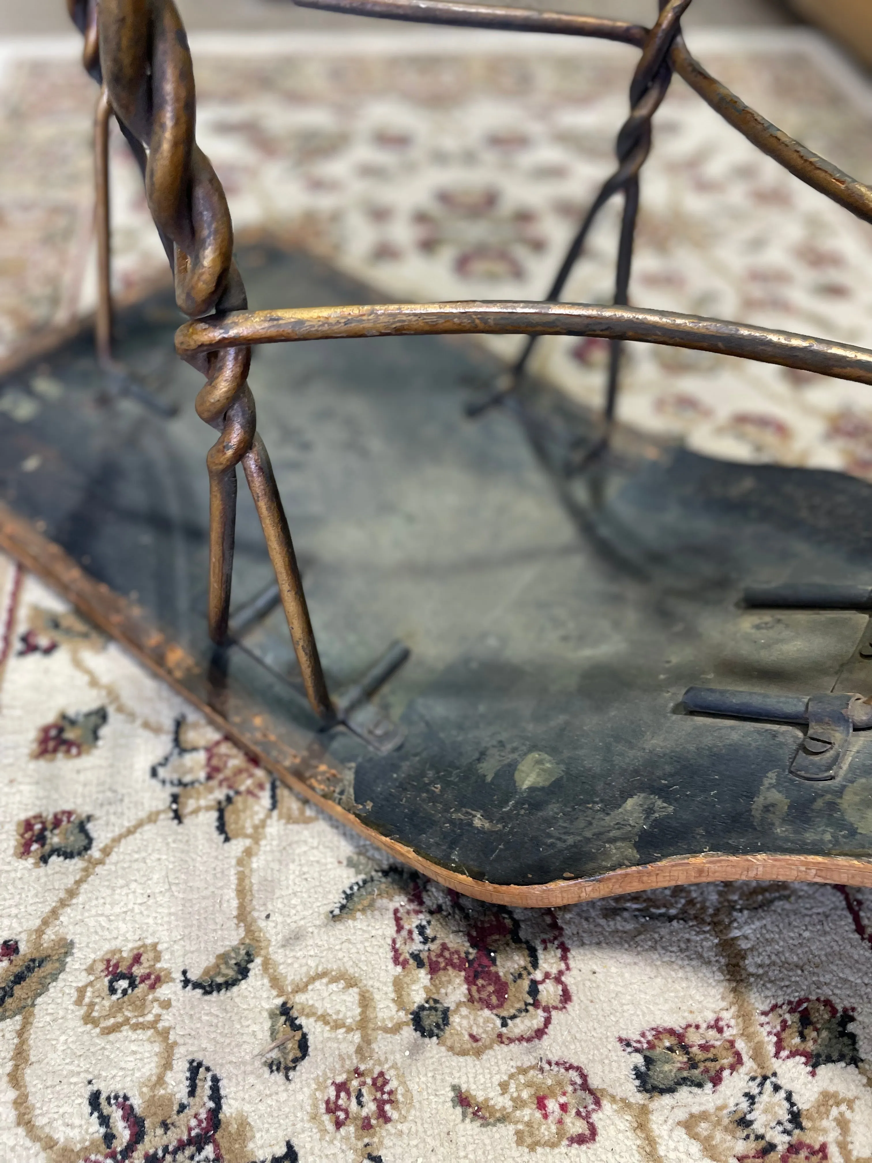 Antique Shoe Shine Stand