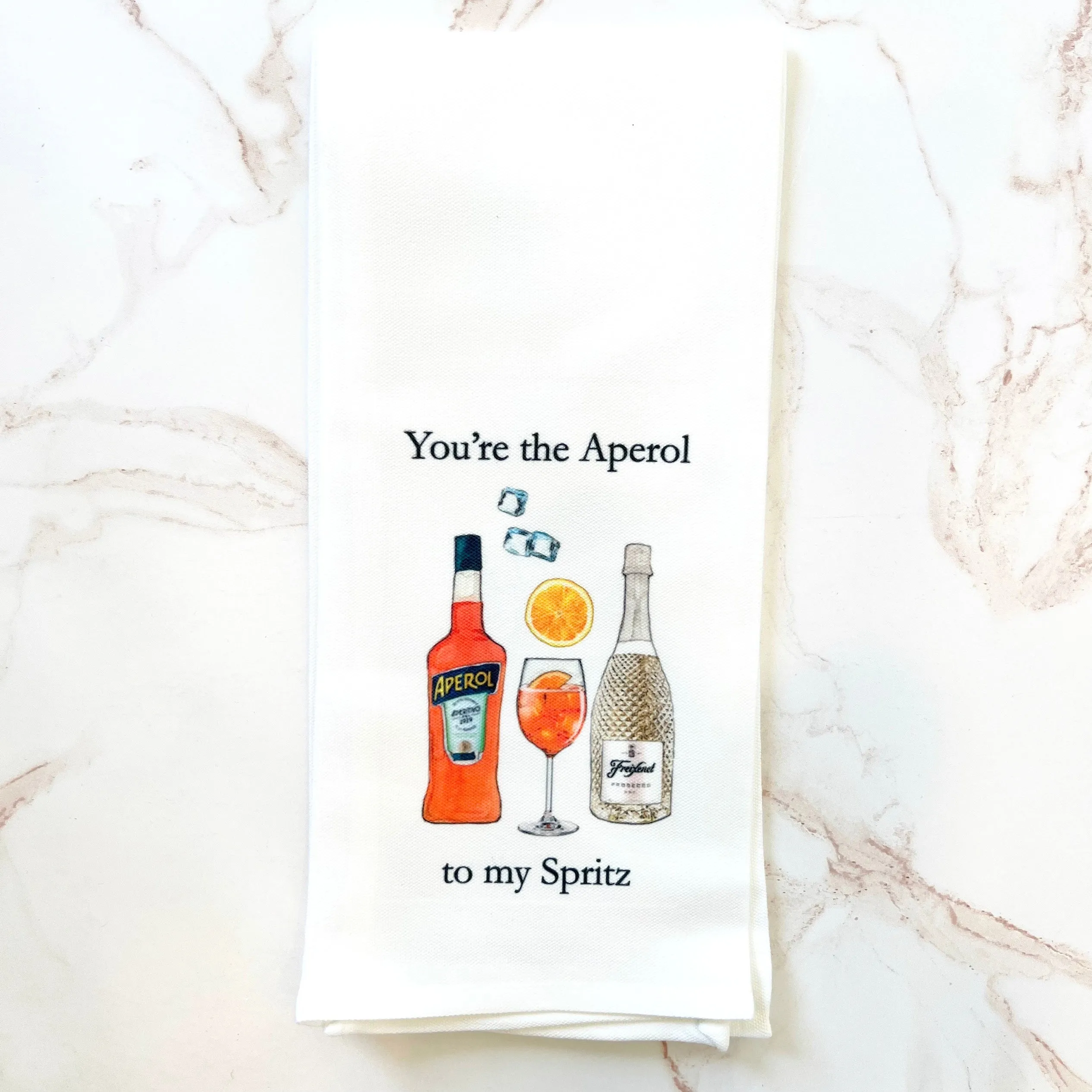 Aperol Spritz Kitchen Towel