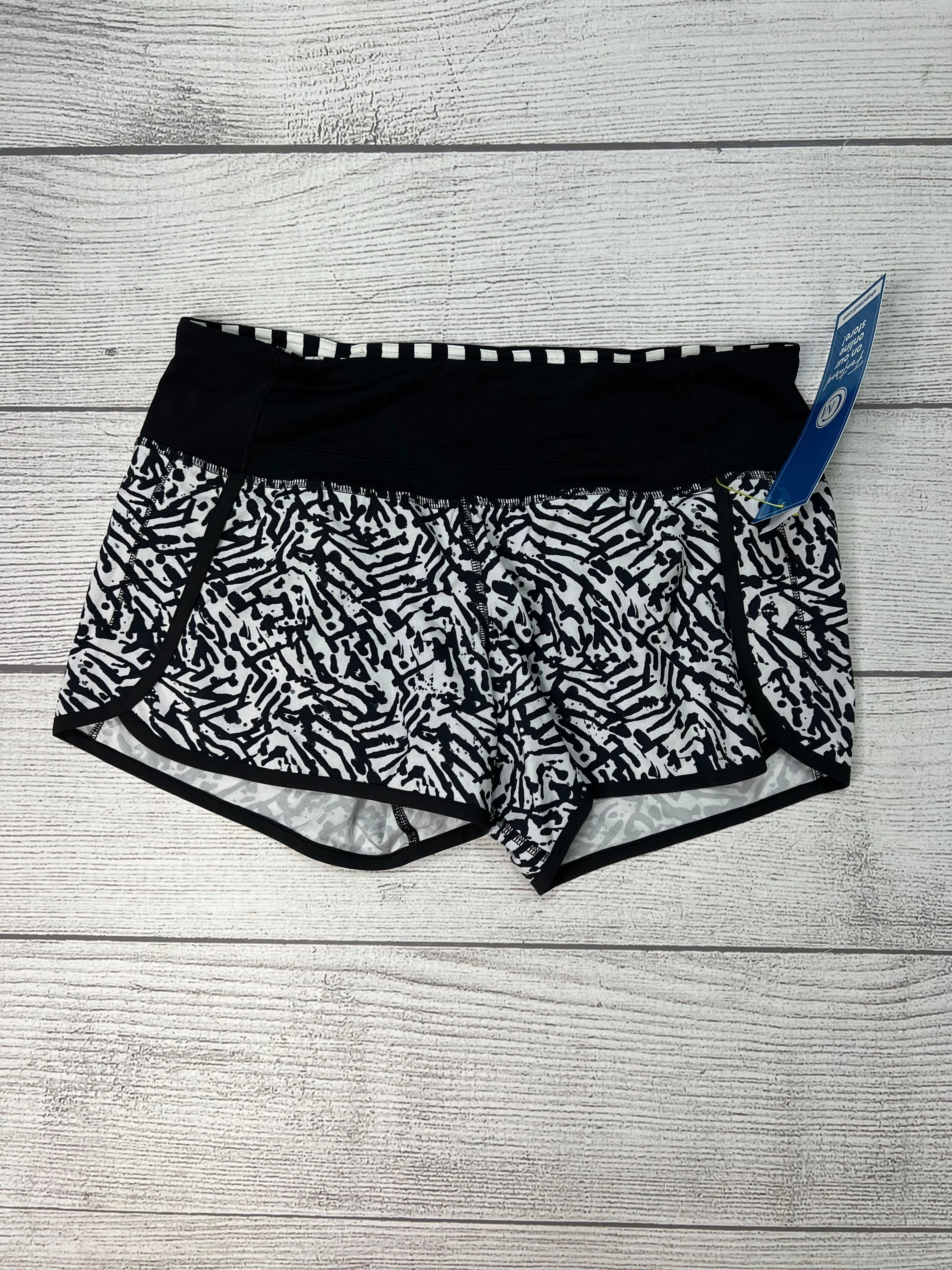 Athletic Shorts By Lululemon In Zebra Print, Size: S