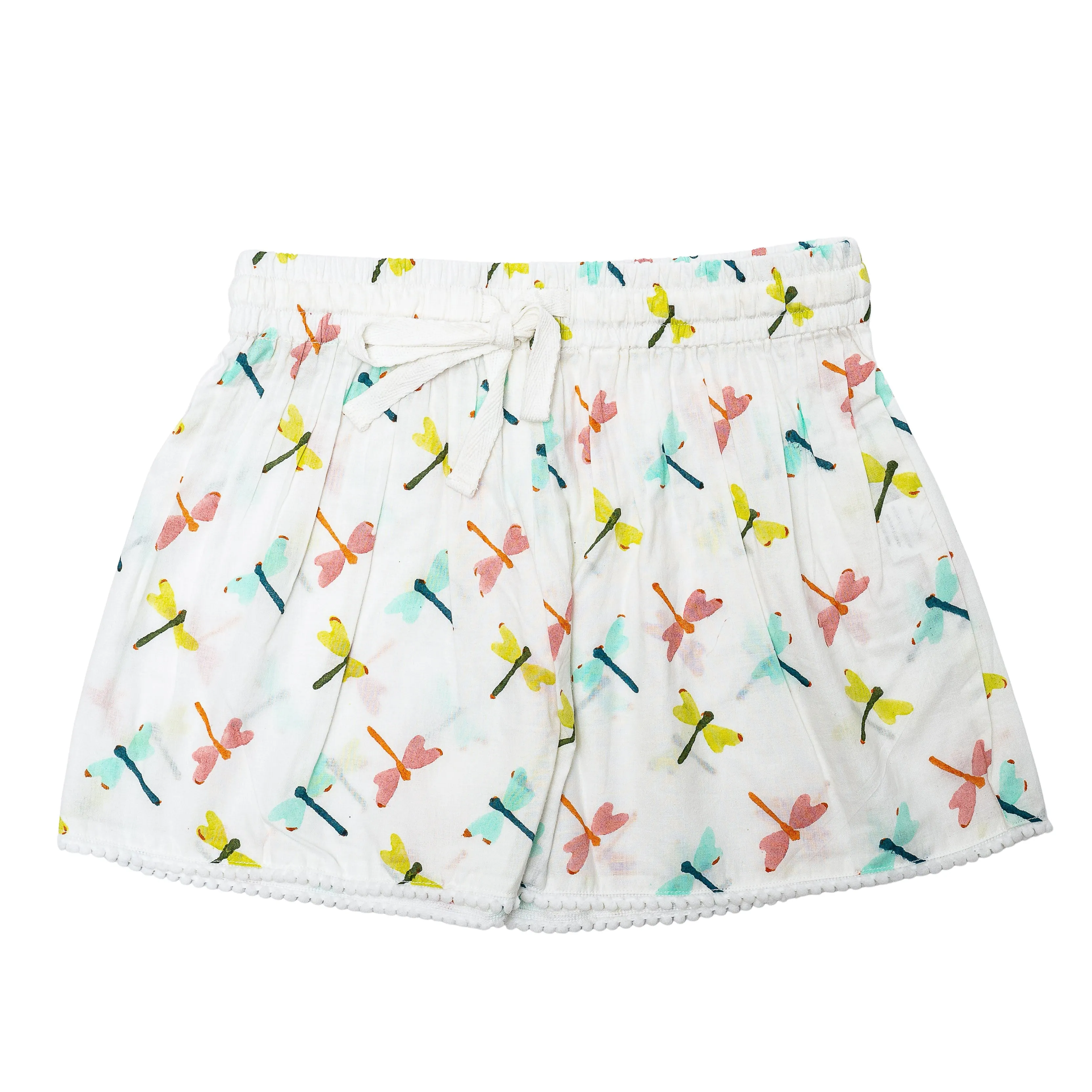 Azure Blue Butterfly Bed Shorts