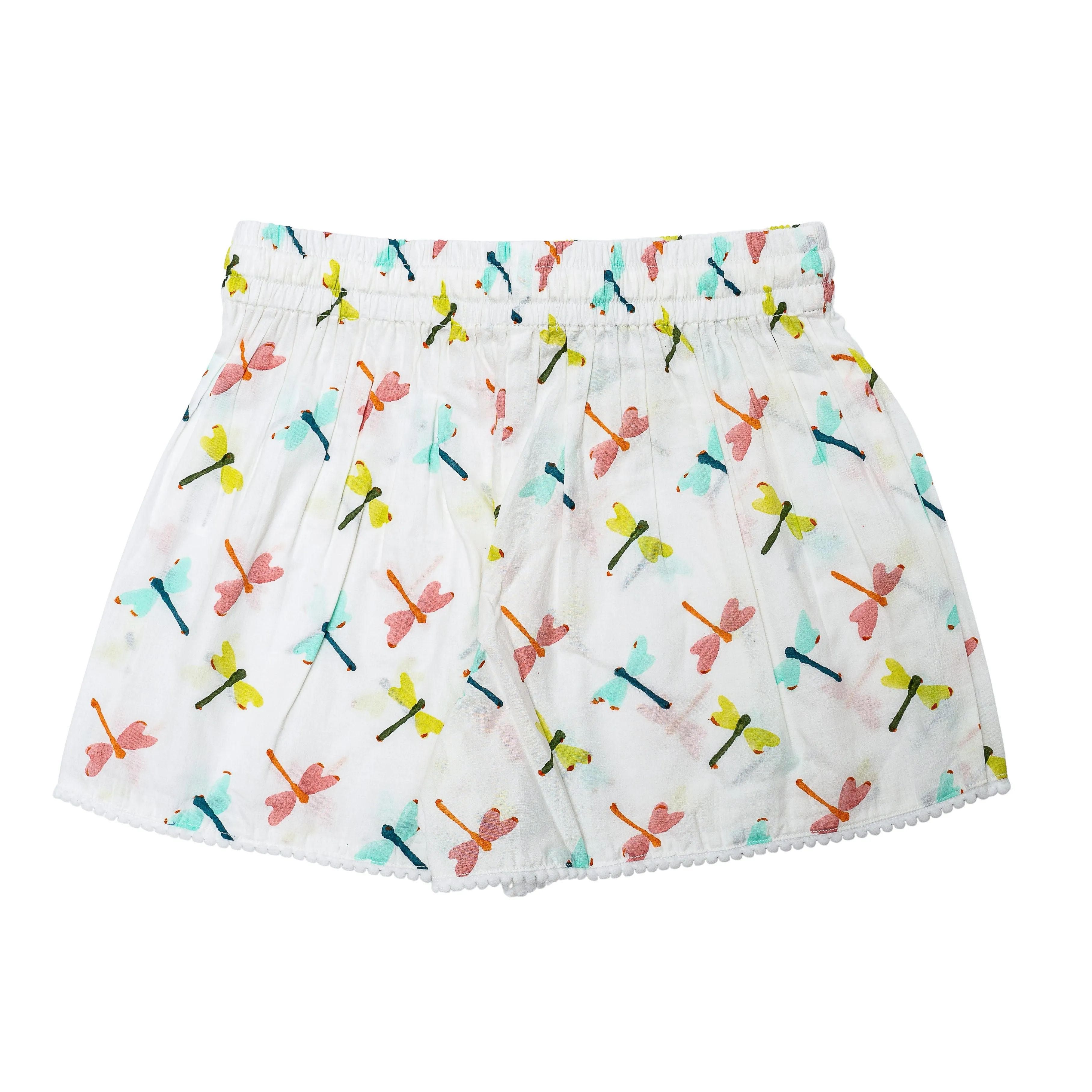 Azure Blue Butterfly Bed Shorts