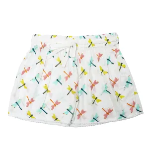 Azure Blue Butterfly Bed Shorts