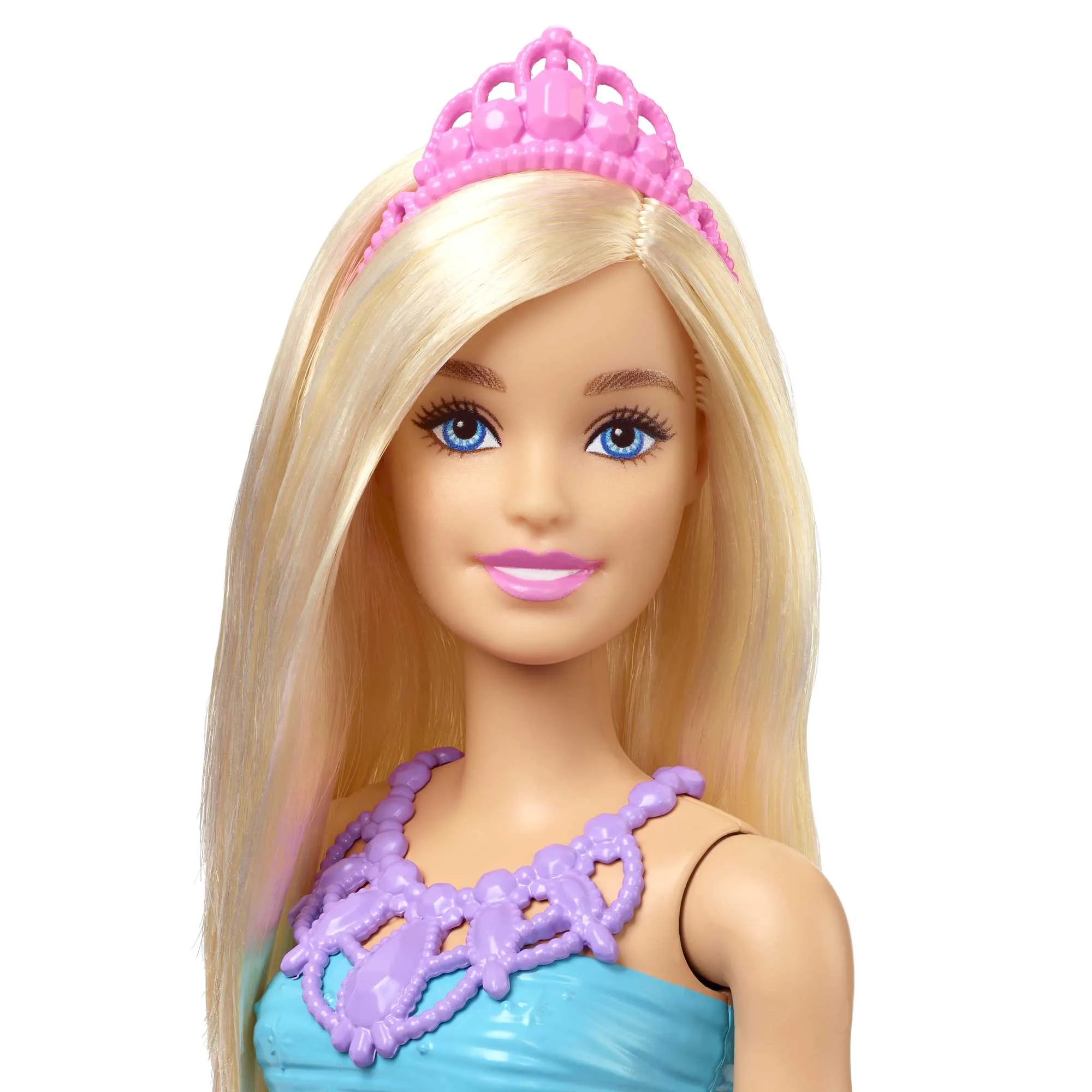 Barbie Dreamtopia Royal Doll, Blonde With Pink Skirt, Shoes And Hair Accessory