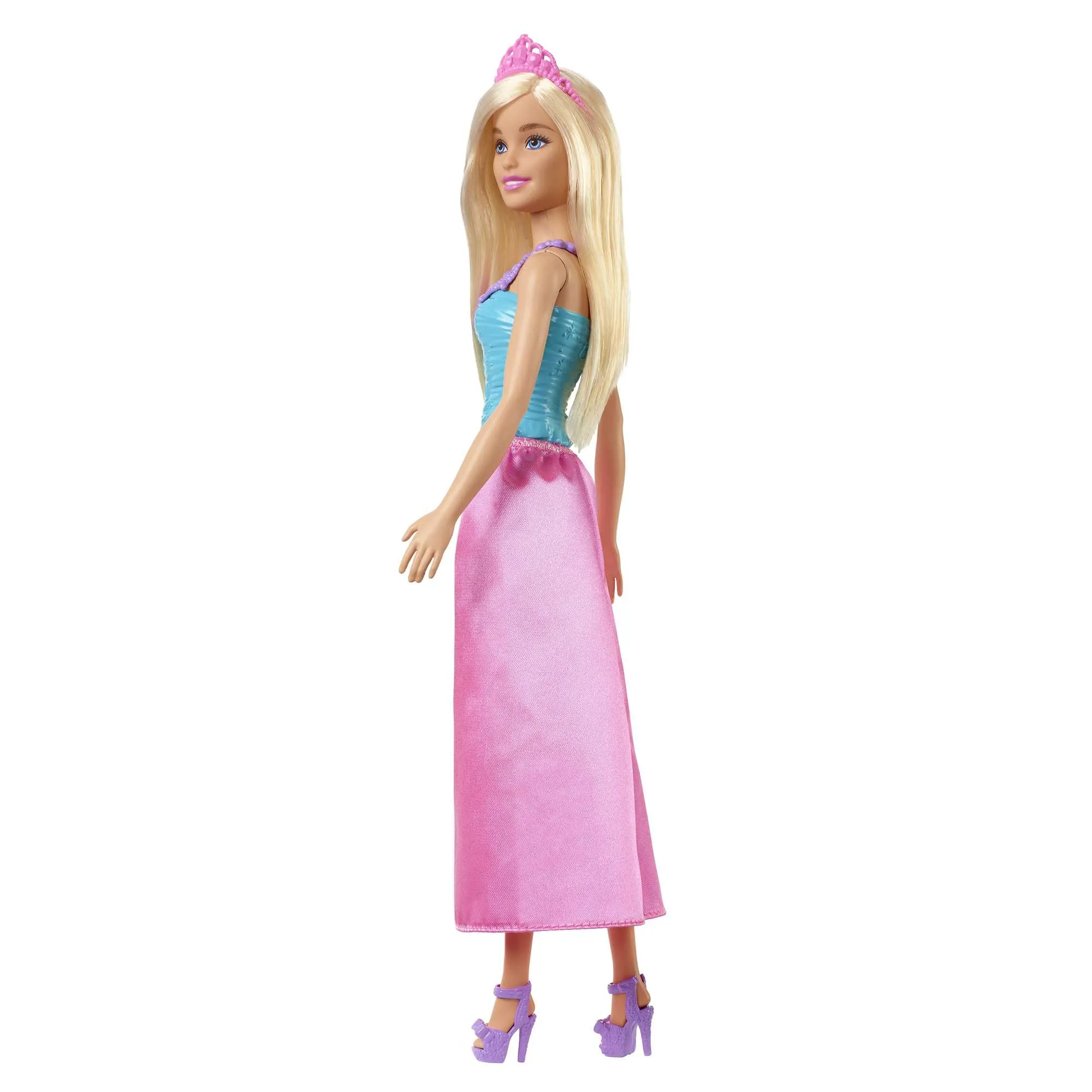 Barbie Dreamtopia Royal Doll, Blonde With Pink Skirt, Shoes And Hair Accessory