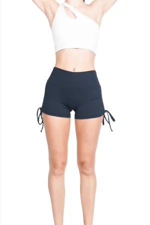 Bia Brazil Activewear Side Tie Shorts SH2473 Black