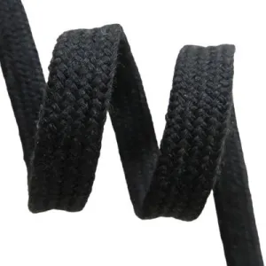 Braidlace Shoe Laces - 24" Flat Black