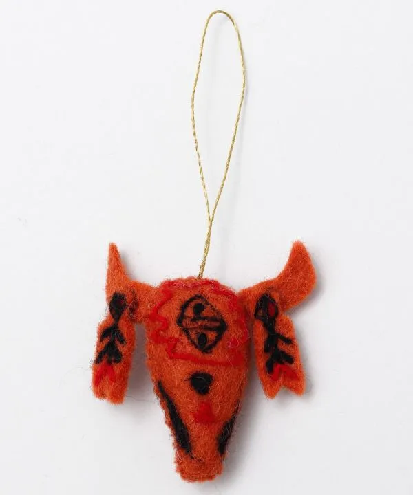 Buffalo Felt Ornament