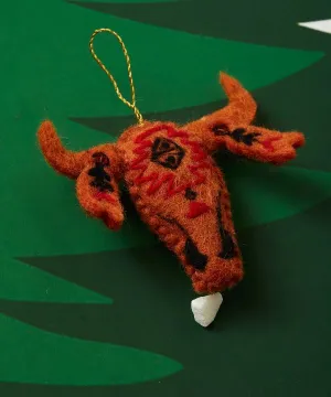 Buffalo Felt Ornament