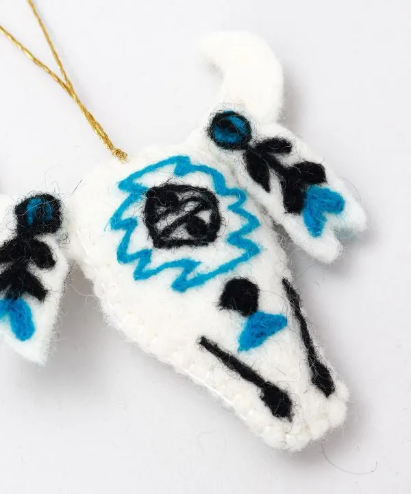 Buffalo Felt Ornament