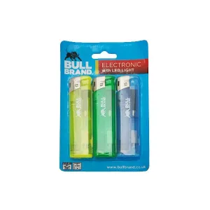 Bull Brand Electronic With Led 3 Pack