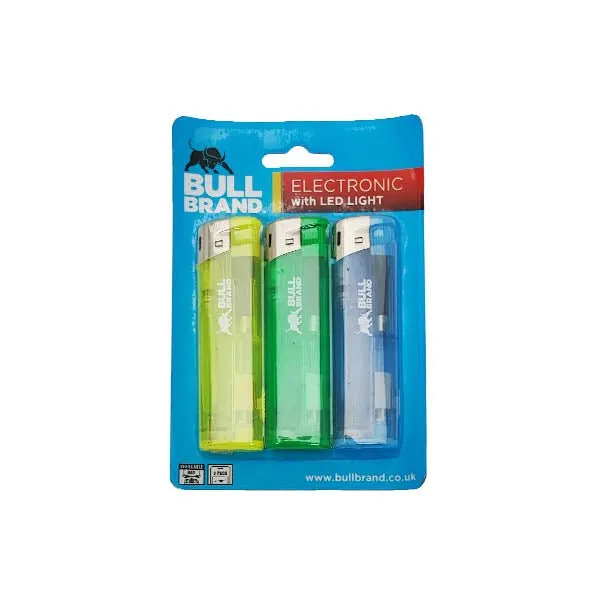 Bull Brand Electronic With Led 3 Pack