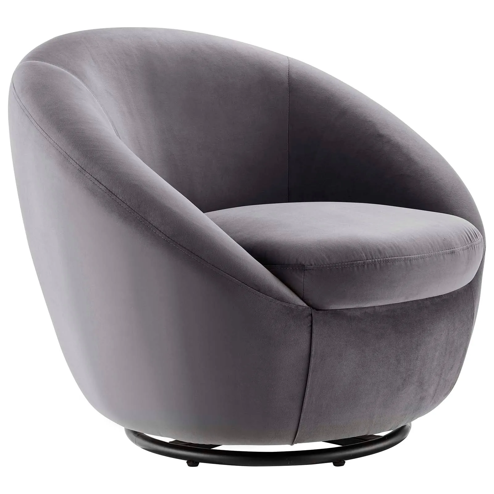 Buttercup Performance Velvet Performance Velvet Swivel Chair by Modway