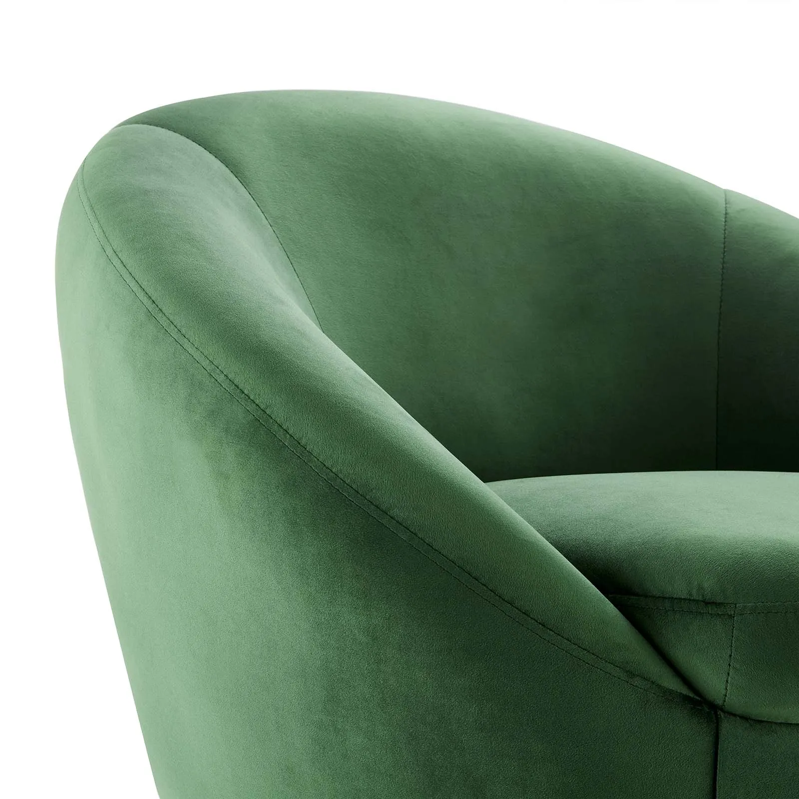 Buttercup Performance Velvet Performance Velvet Swivel Chair by Modway