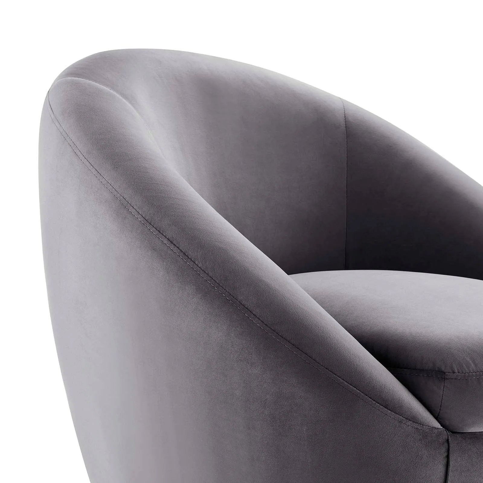 Buttercup Performance Velvet Performance Velvet Swivel Chair by Modway