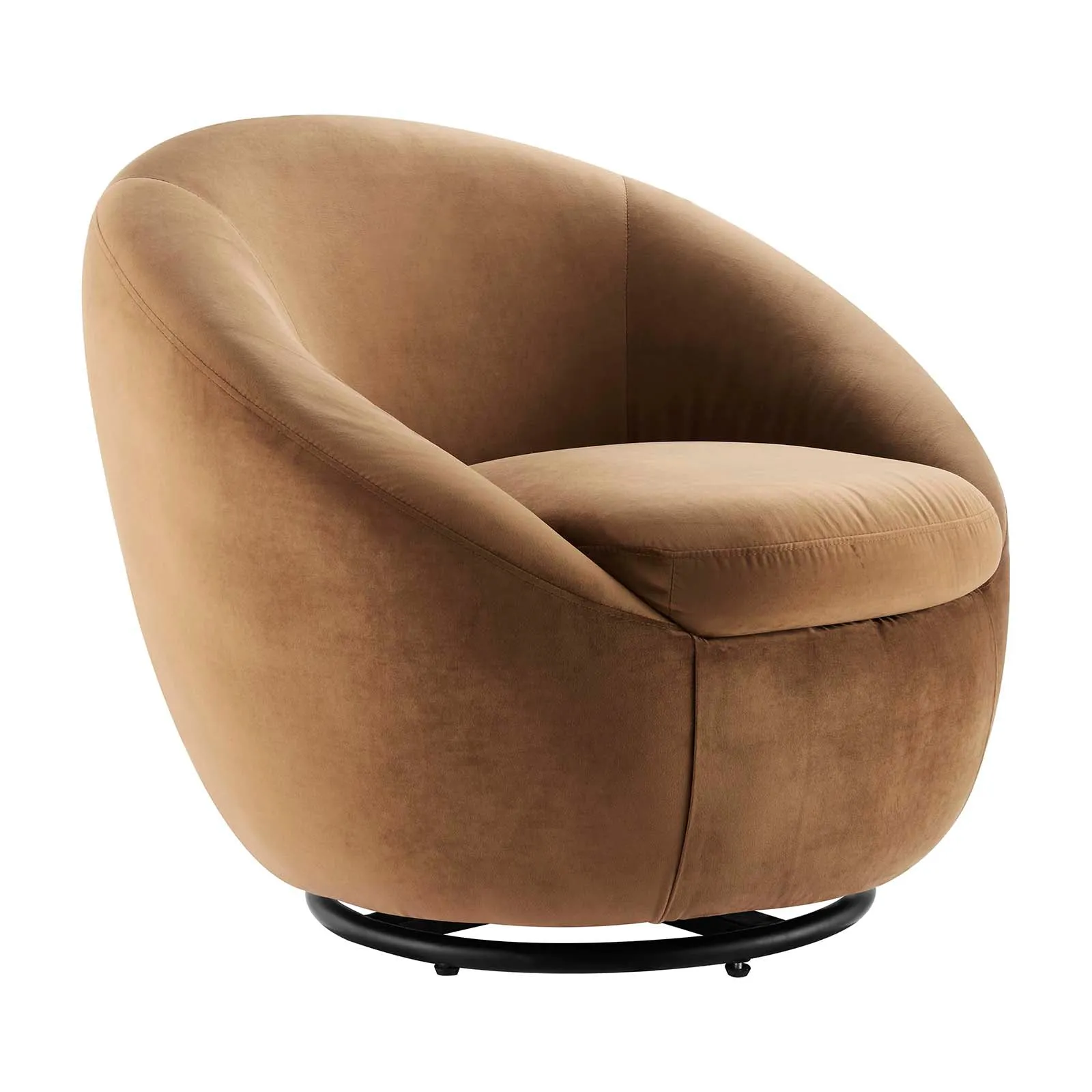 Buttercup Performance Velvet Performance Velvet Swivel Chair by Modway