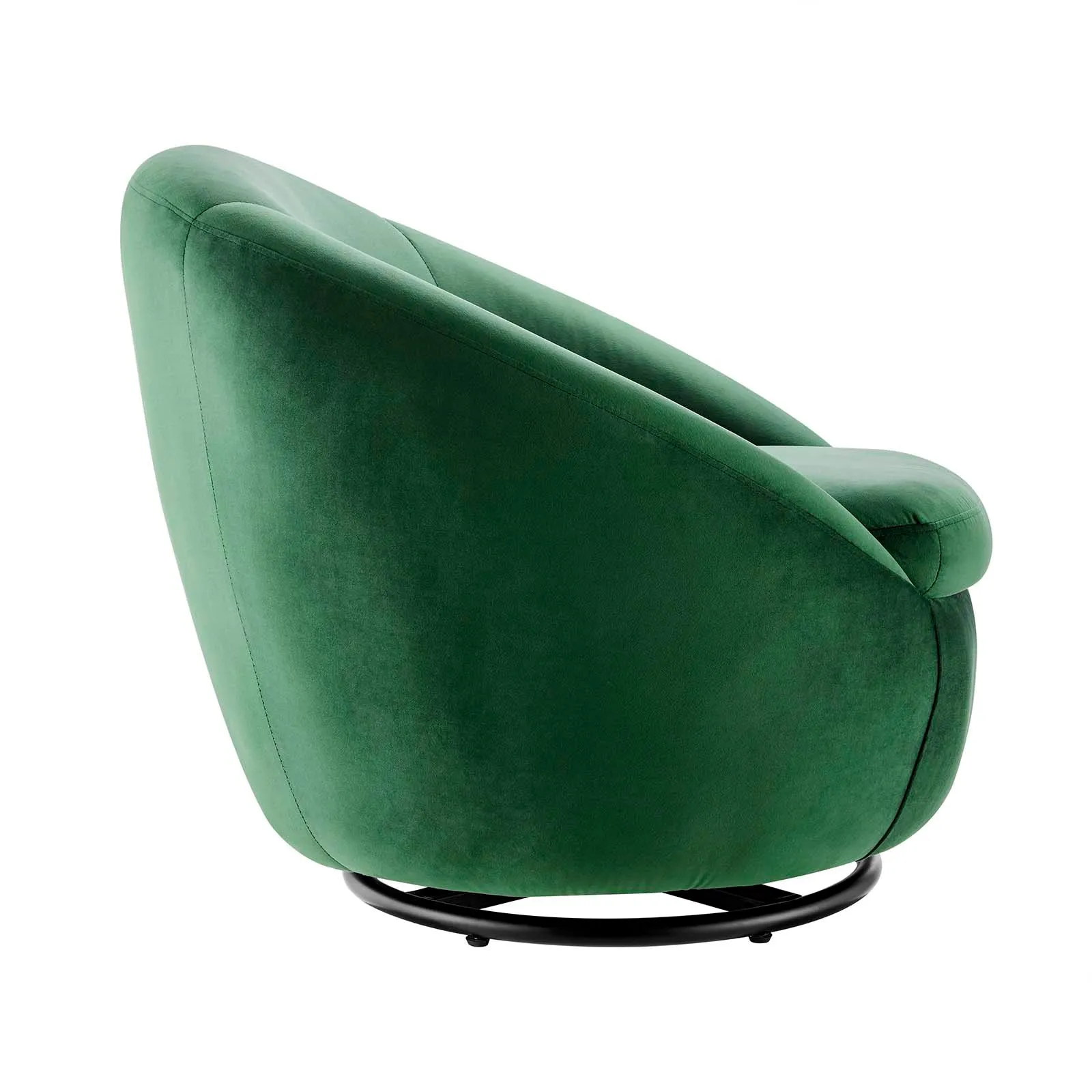 Buttercup Performance Velvet Performance Velvet Swivel Chair by Modway