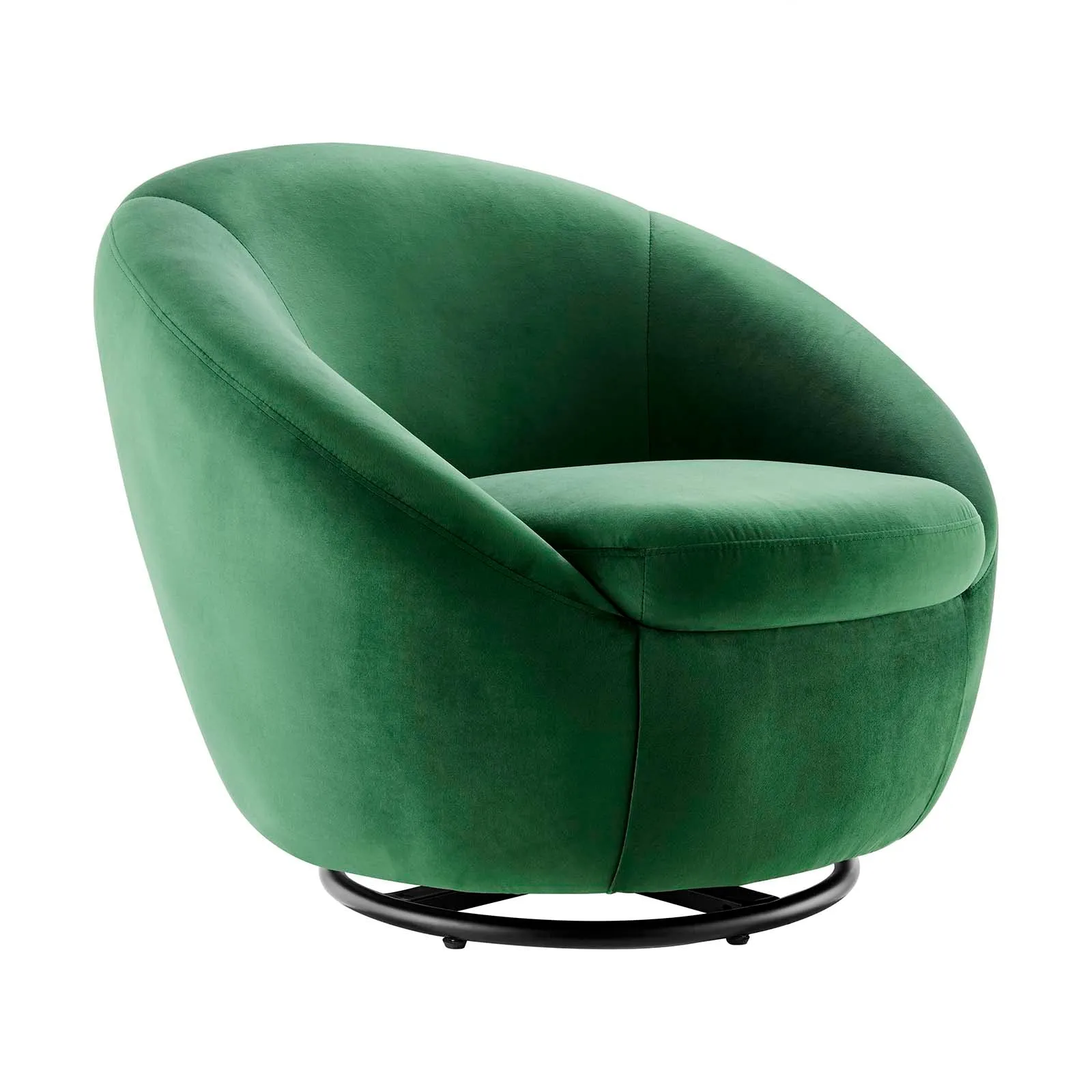 Buttercup Performance Velvet Performance Velvet Swivel Chair by Modway