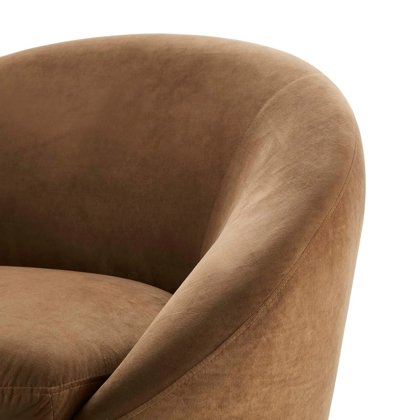 Buttercup Performance Velvet Performance Velvet Swivel Chair by Modway