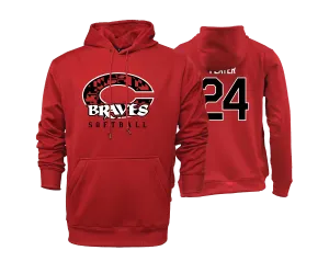 Chopticon Braves Softball - Performance Hoodie