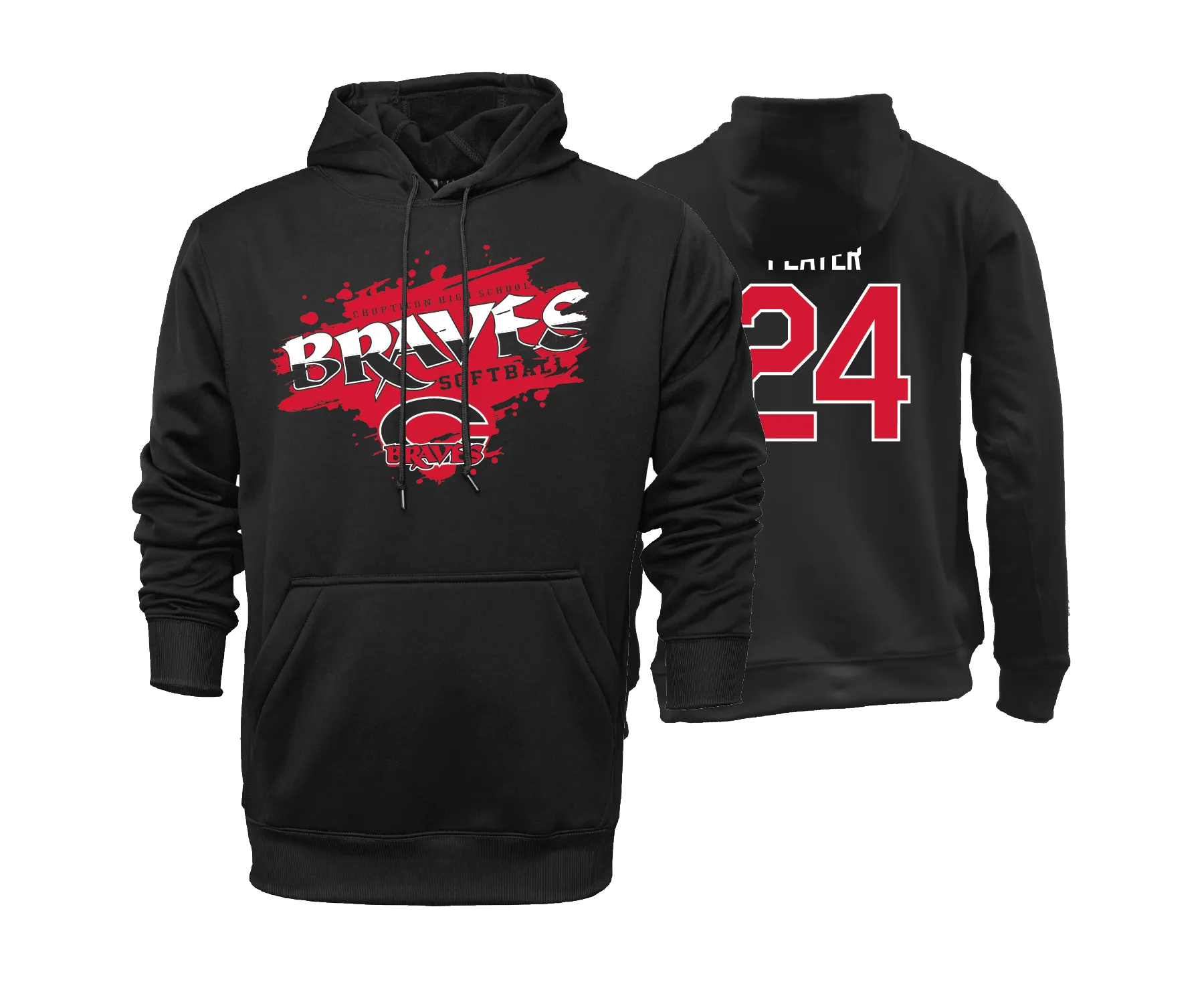 Chopticon Braves Softball - Performance Hoodie