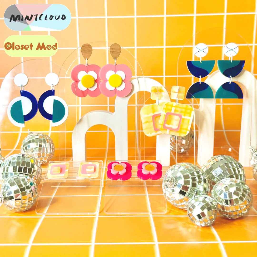 Closet Mod & Mintcloud Collaboration Earrings - Destination Dangle*