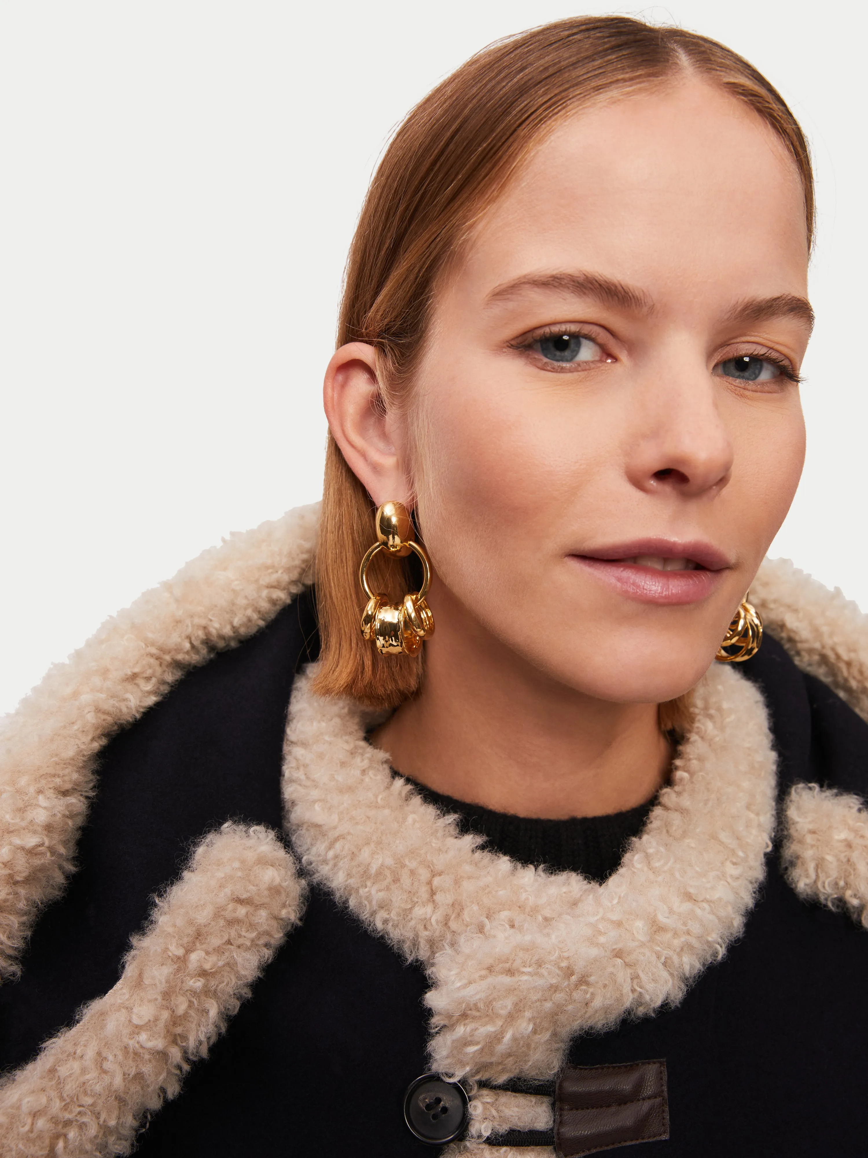 Collagerie Multi Hoop Earring | Gold