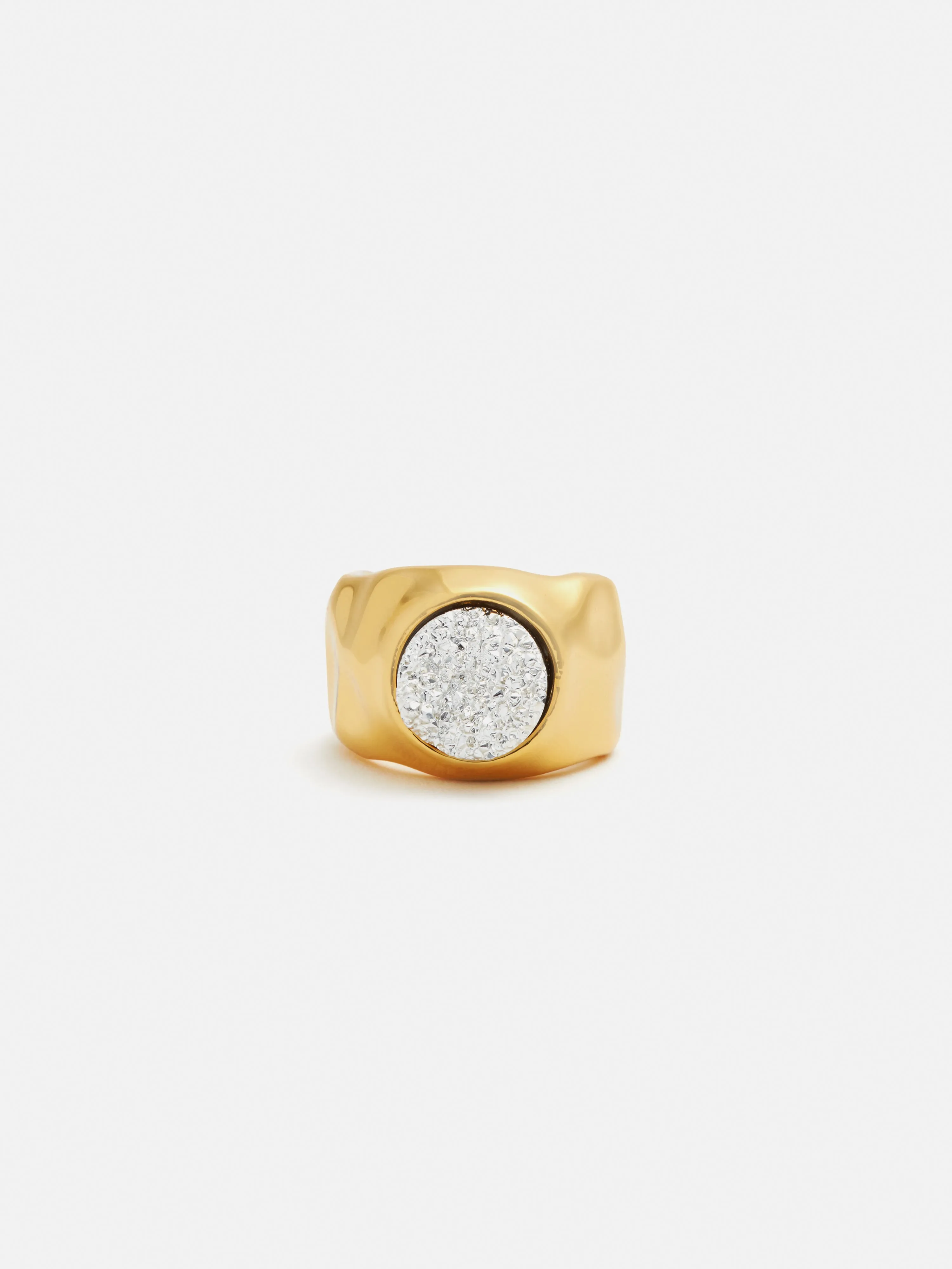 Collagerie Rock Crystal Ring | Gold