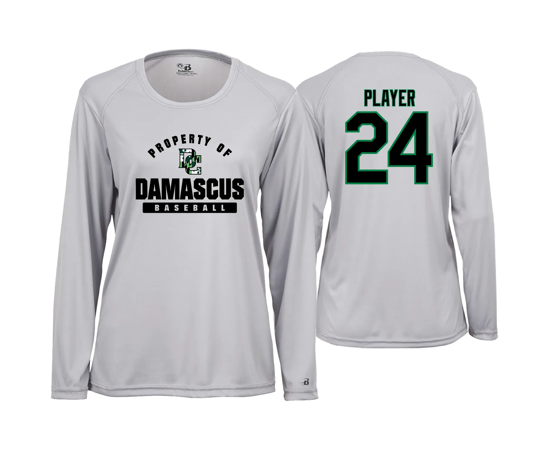 Damascus Cougars - Women's LS Performance Tee's