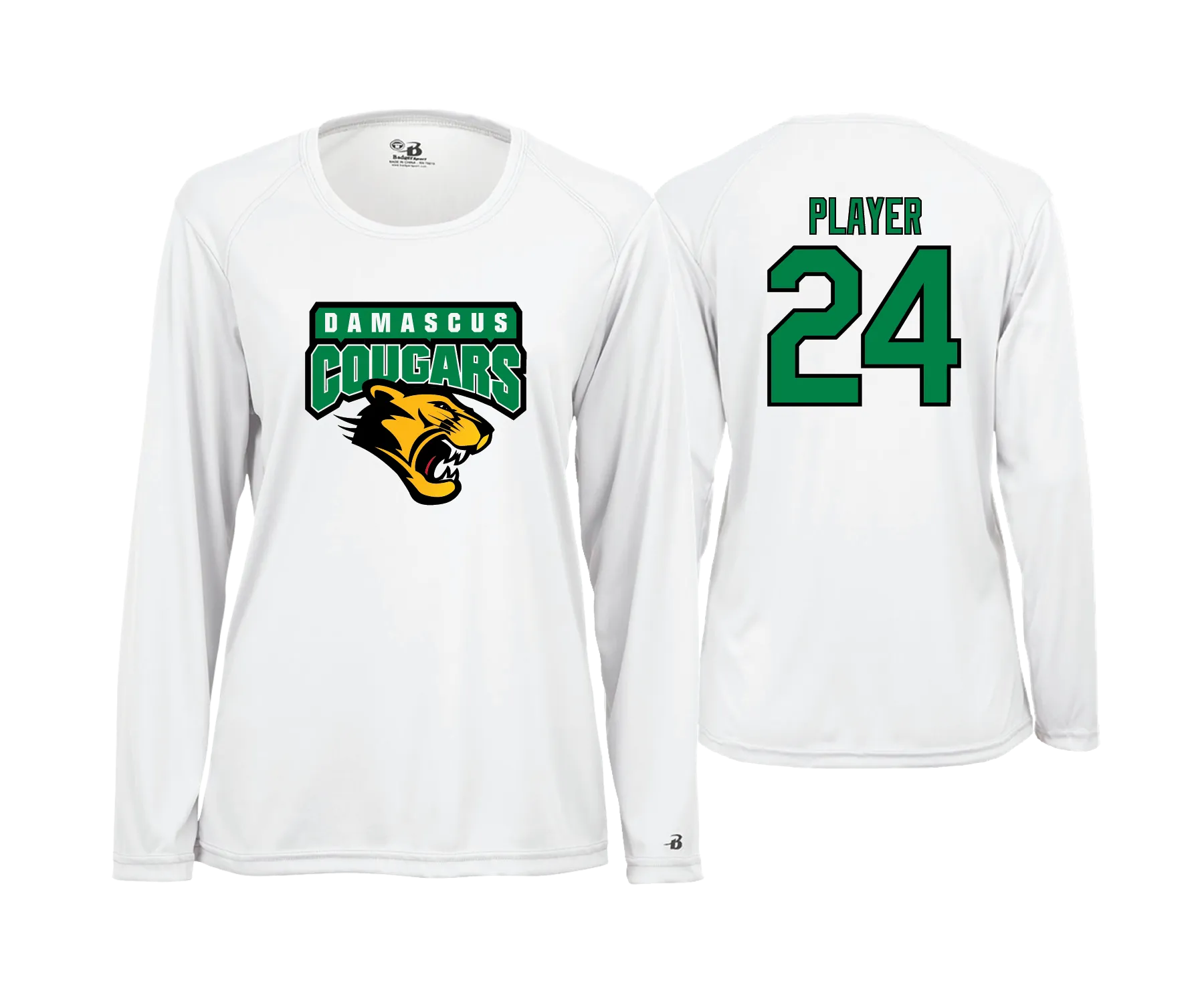 Damascus Cougars - Women's LS Performance Tee's