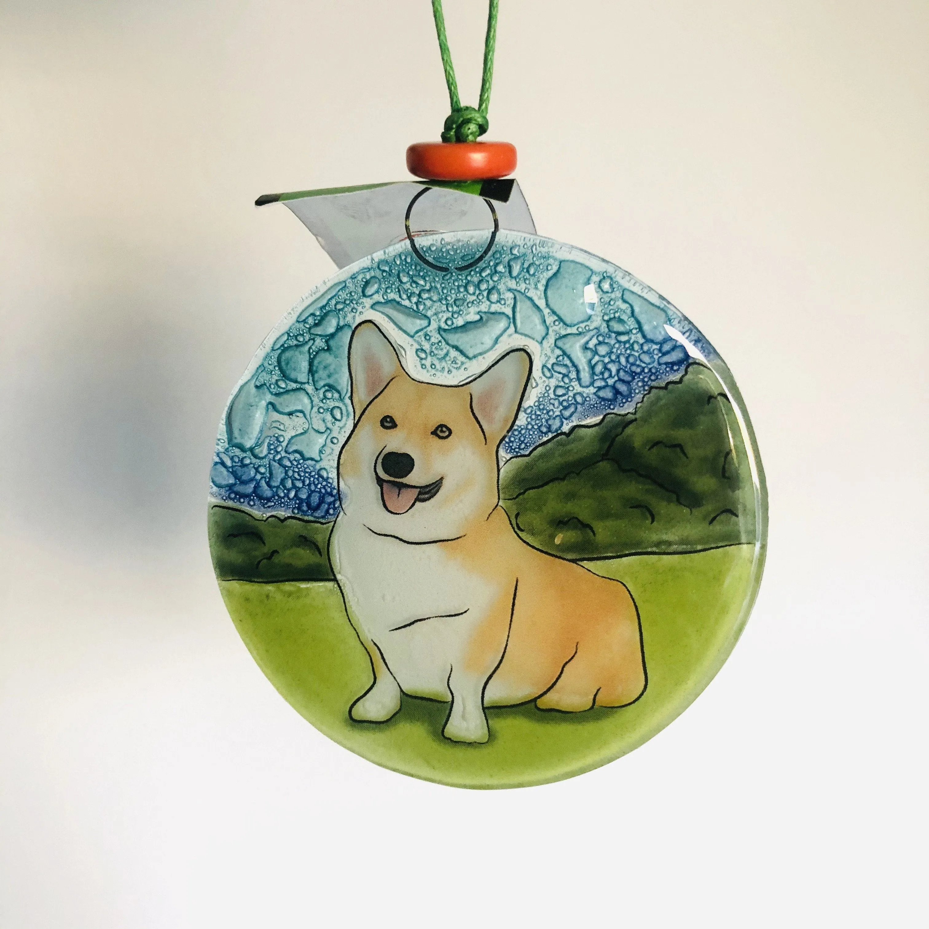 Fair Trade Ornament 30 Corgi