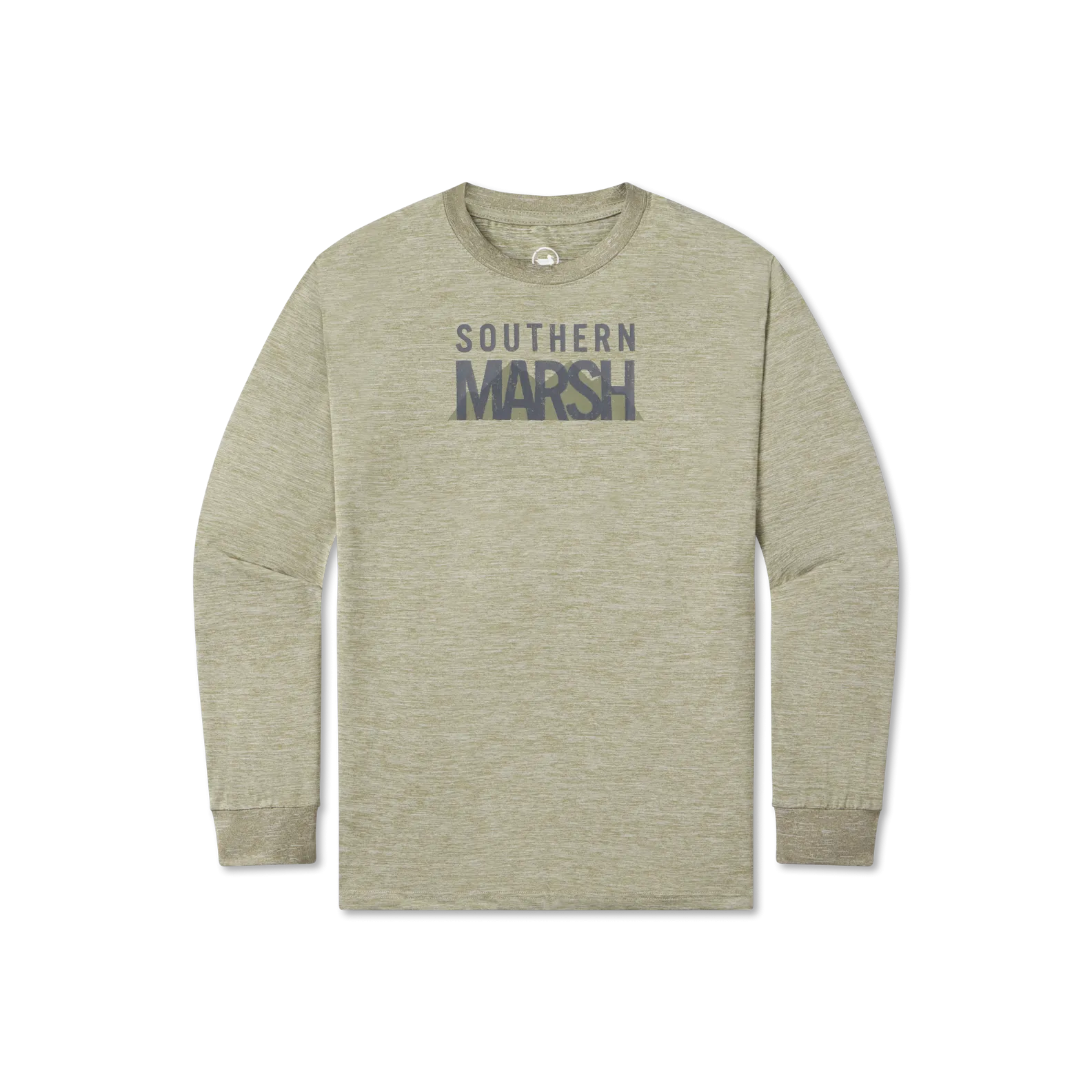 FieldTec™ Heathered Performance Tee - Marsh Mountains - Long Sleeve