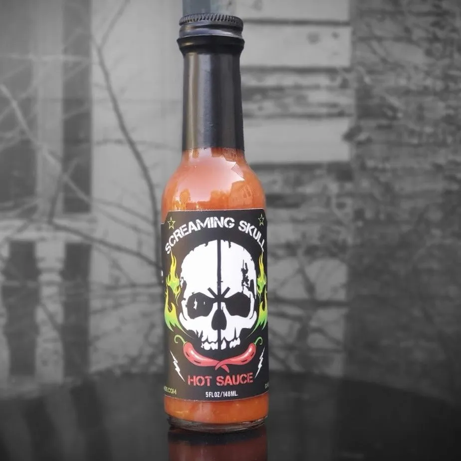 Ghost Hunt Weekends Screaming Skull Hot Sauce