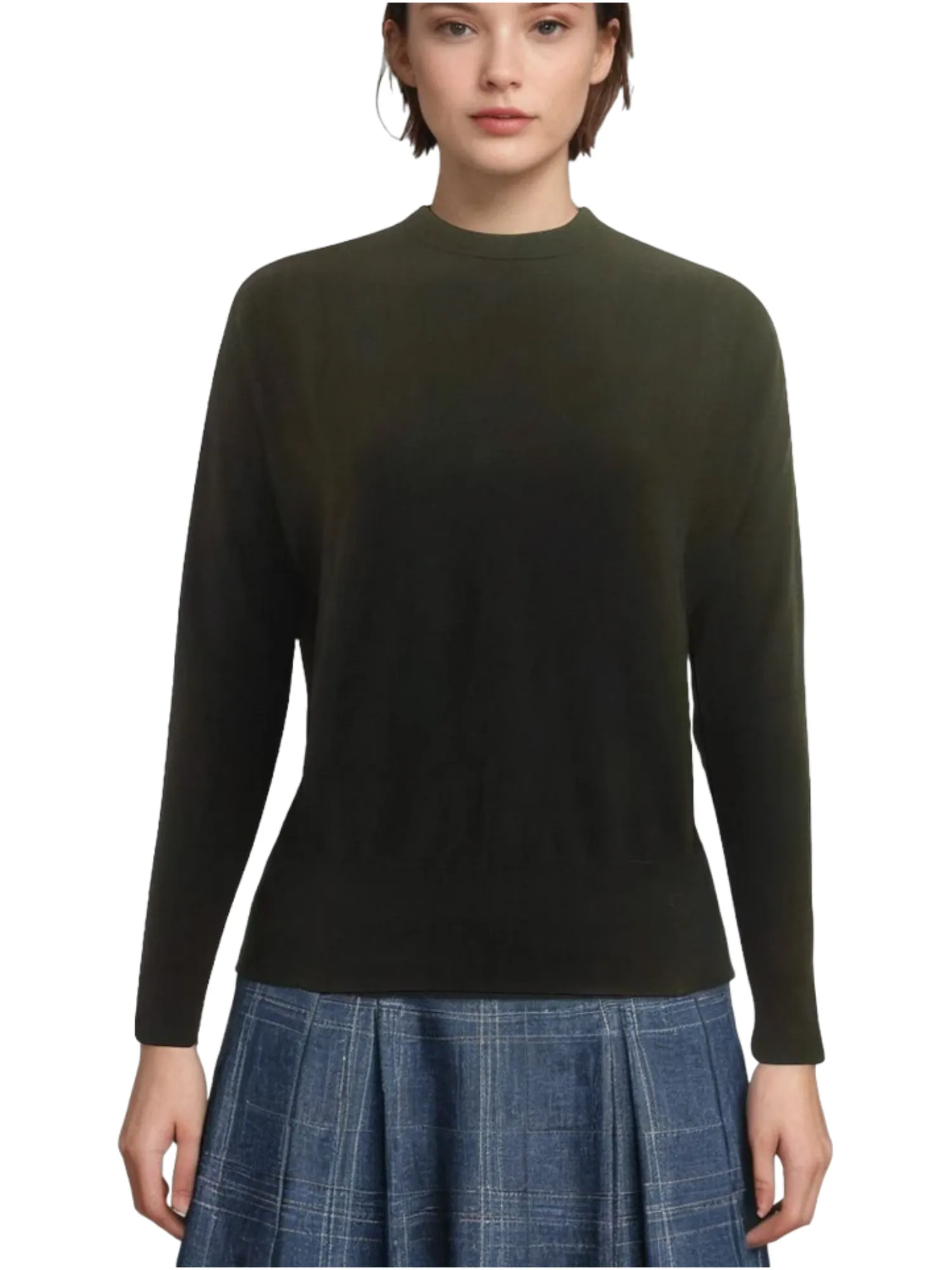 Hard Tail Long Sleeve Banded Top (Style T-216)