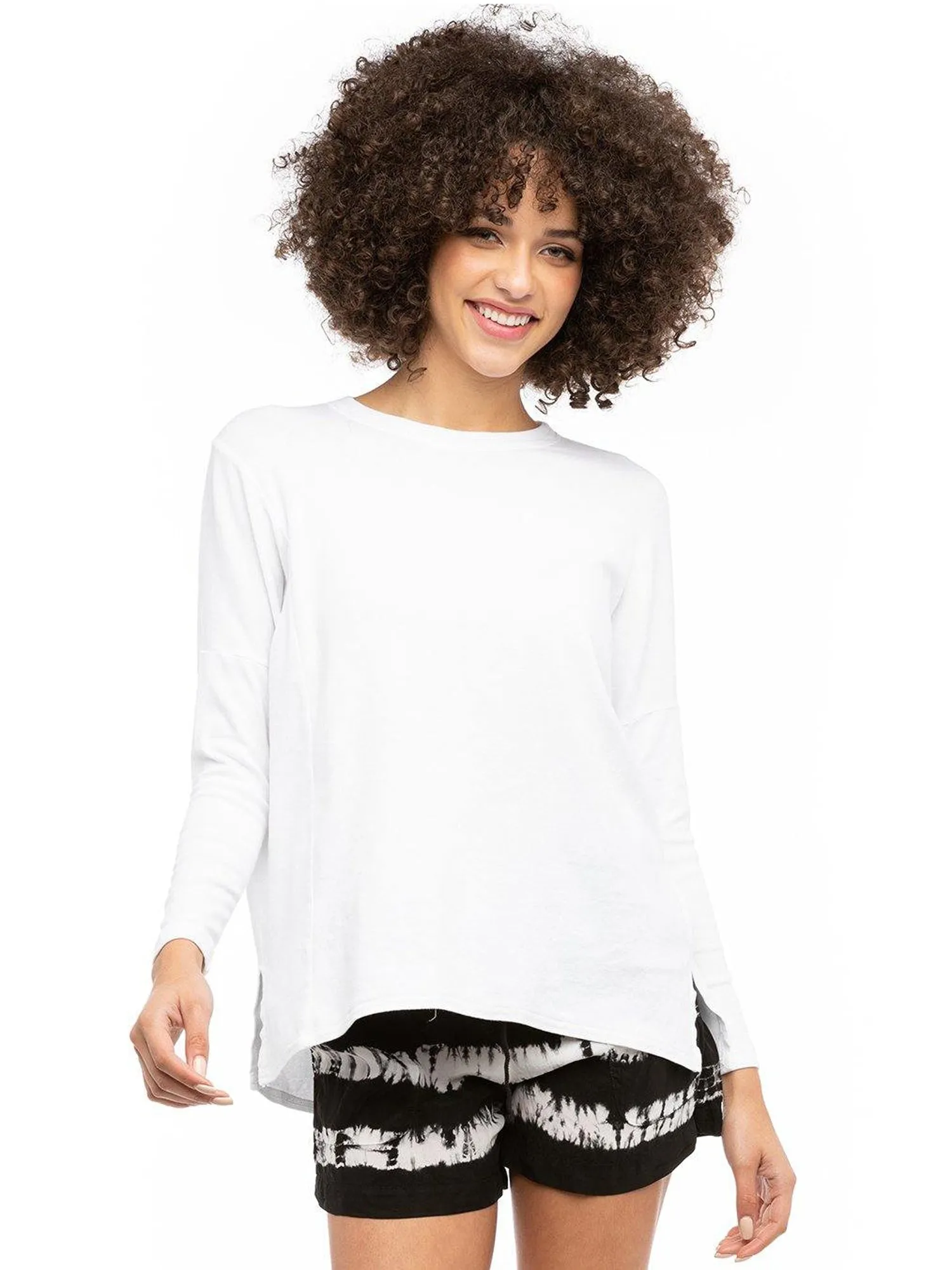 Hard Tail Long Sleeve Slouchy Tee T-212