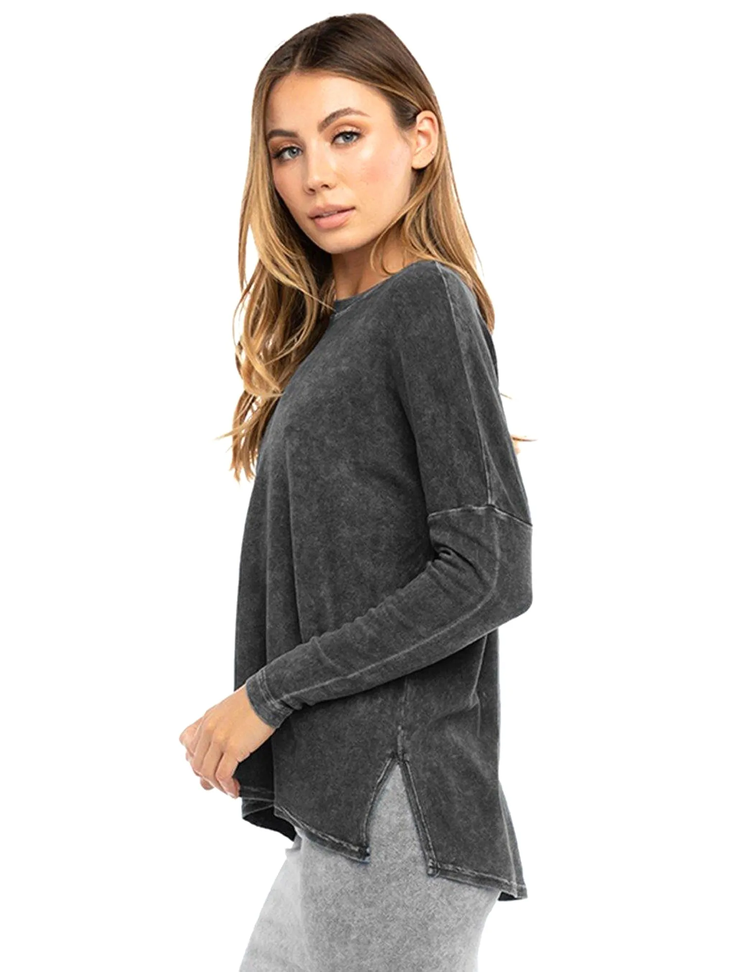 Hard Tail Long Sleeve Slouchy Tee T-212