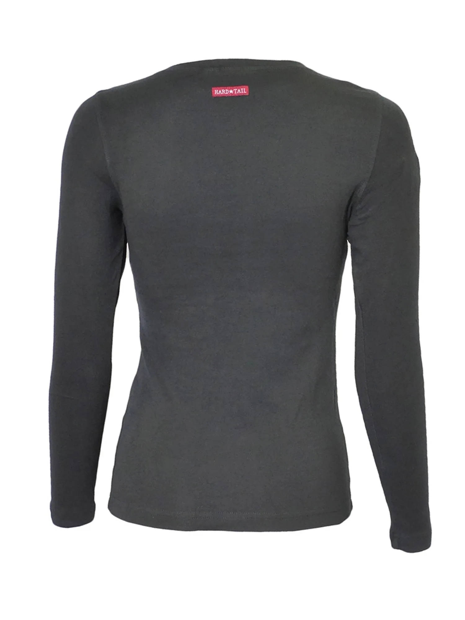 Hard Tail V-neck Long Sleeve T-shirt T-194