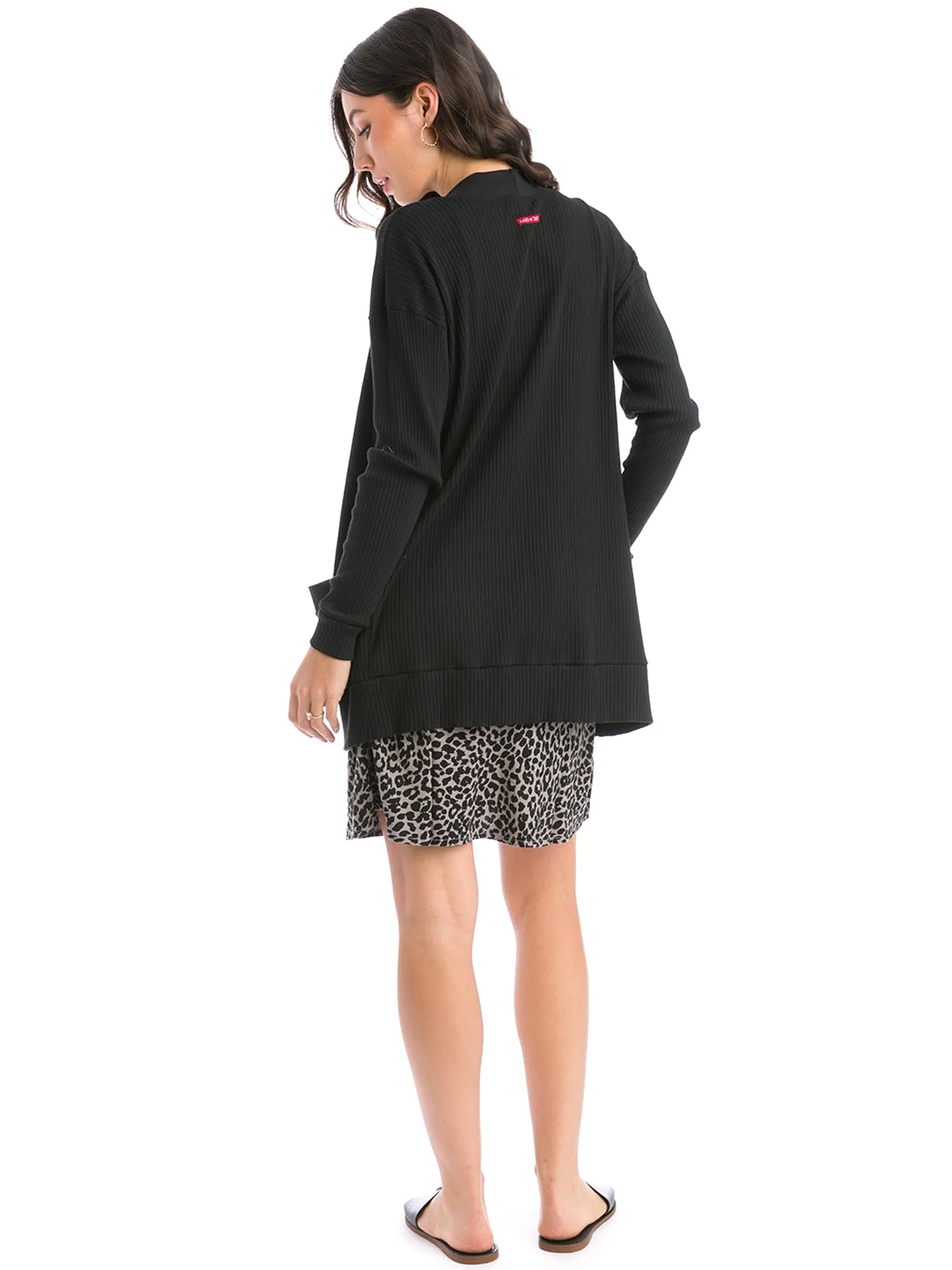 Hard Tail Wide Ribbed Oversized Cardigan (CMR-24)