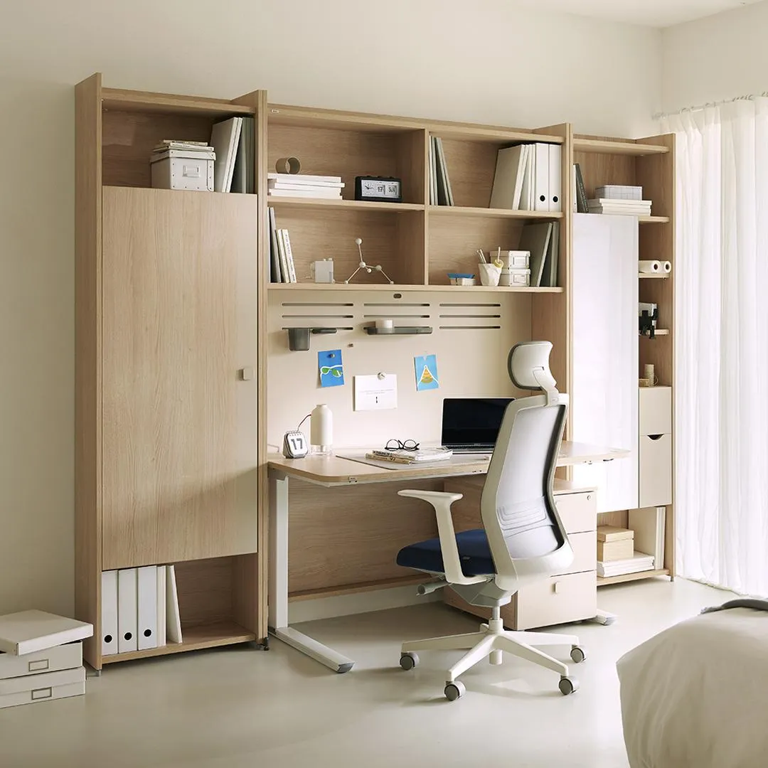 iloom Ithaca-neo Motion Desk - Natural/Beige [PICK-UP ONLY]