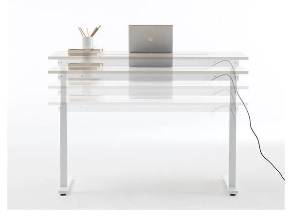 iloom Ithaca-neo Motion Desk - Natural/Beige [PICK-UP ONLY]